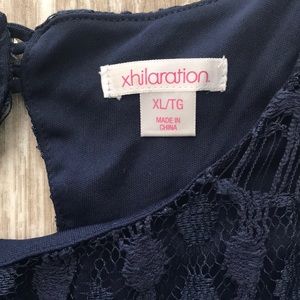 Xhilaration blue lace dress
